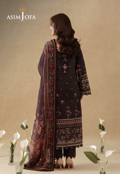 Printed Embroidered Cambric - AJUBEP-06-UNS