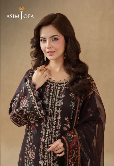 Printed Embroidered Cambric - AJUBEP-06-UNS