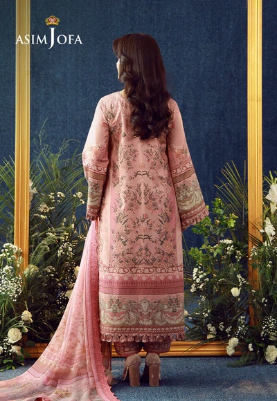 Printed Embroidered Cambric - AJUBEP-07-UNS