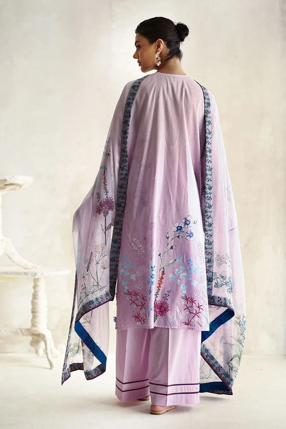 3 Piece Embroidered Printed Lawn Suit - W-FB-LC-26-477234