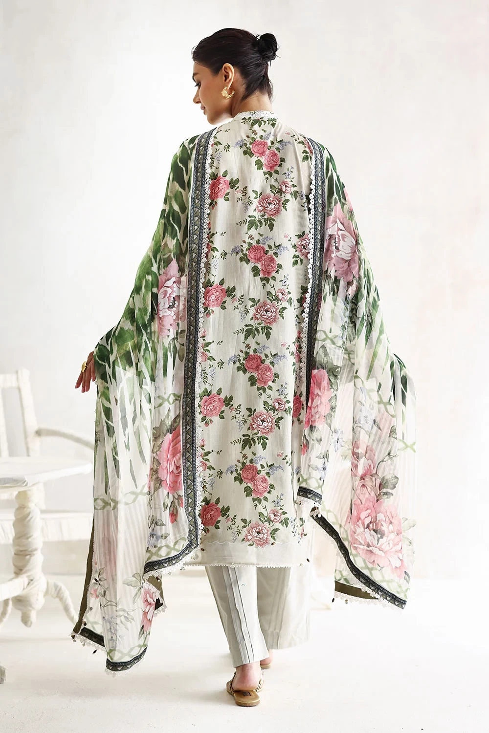 3 Piece Embroidered Printed Lawn Suit - W-FB-LC-26-477237