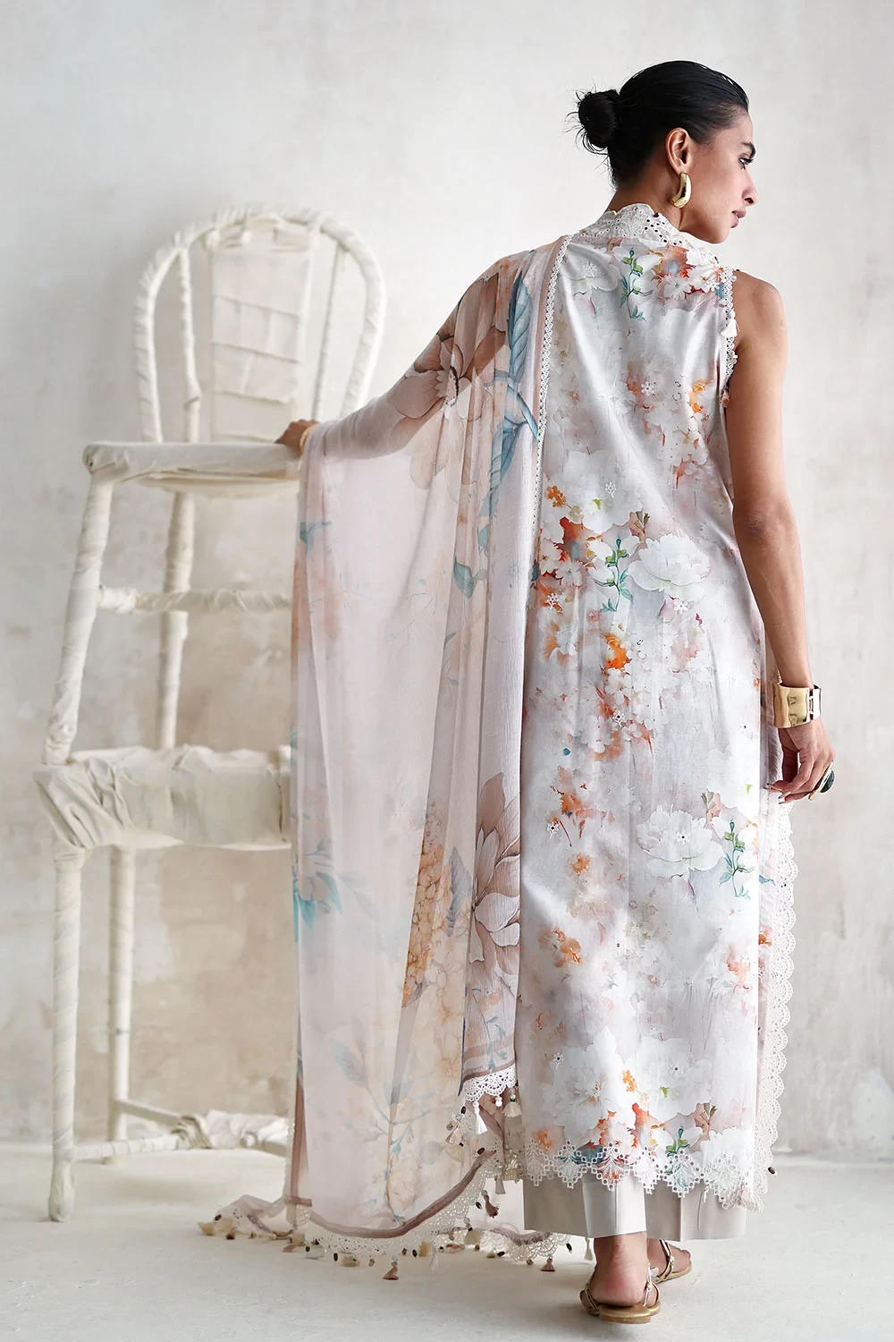 3 Piece Embroidered Printed Lawn Suit - W-FB-LC-26-477245