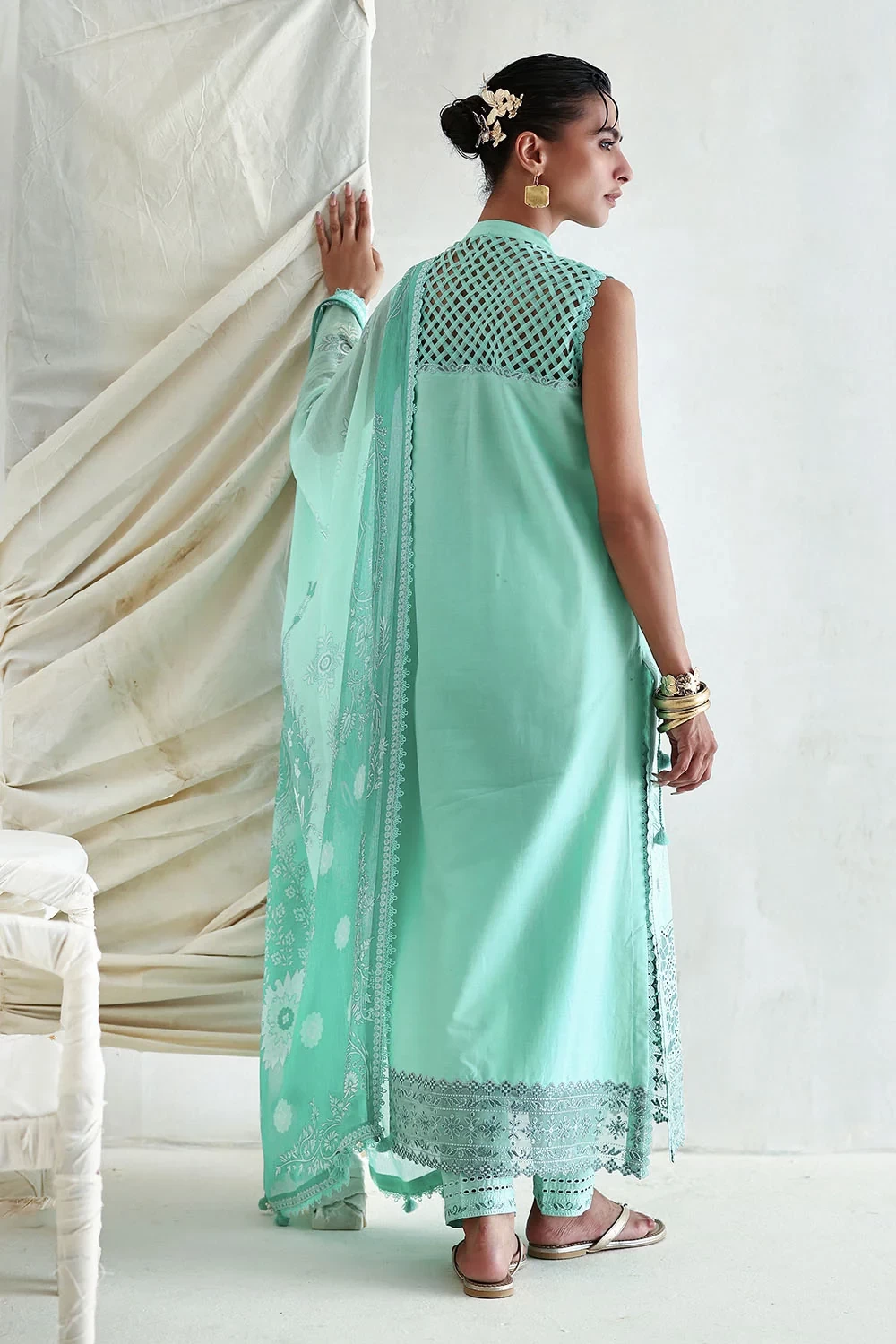 3 Piece Embroidered Lawn Suit - W-FB-LC-26-477249