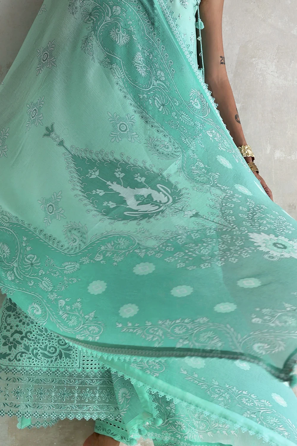 3 Piece Embroidered Lawn Suit - W-FB-LC-26-477249