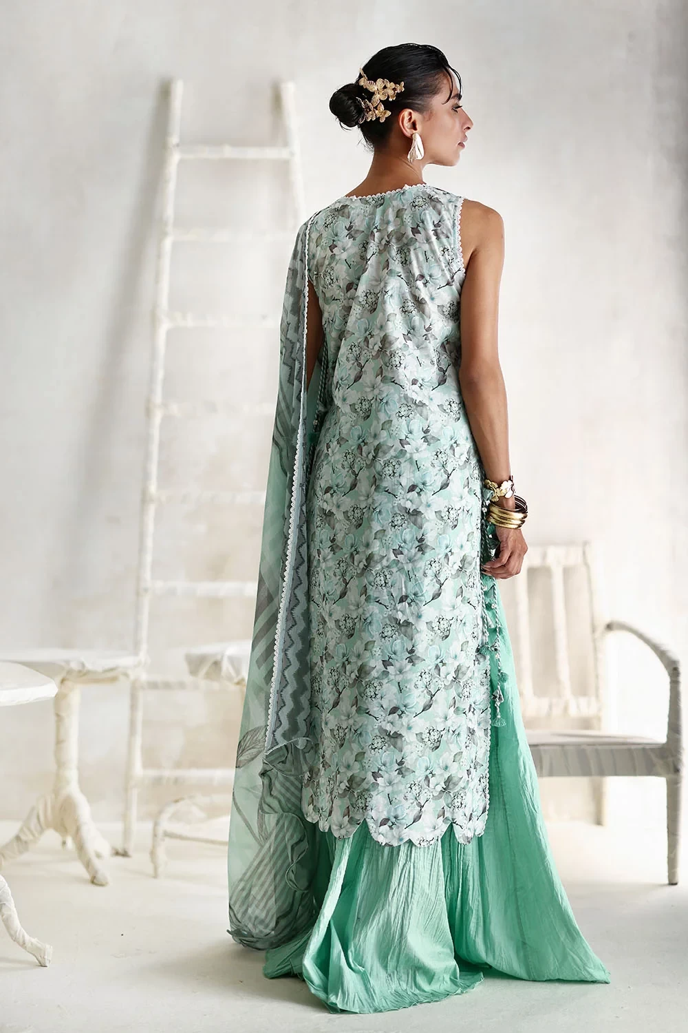 3 Piece Printed Lawn Suit with Printed - W-FB-LC-26-477255
