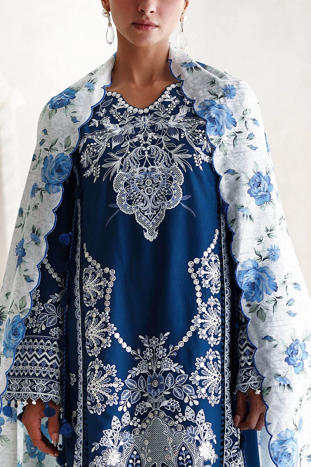 3 Piece Embroidered Lawn Suit - W-FB-LC-26-477269