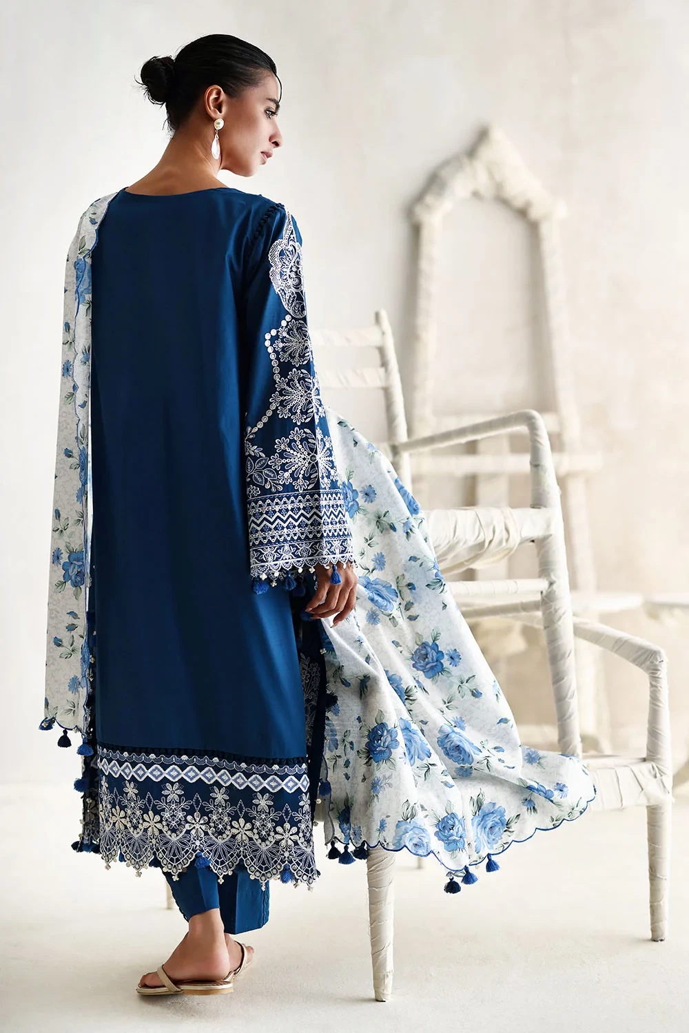3 Piece Embroidered Lawn Suit - W-FB-LC-26-477269