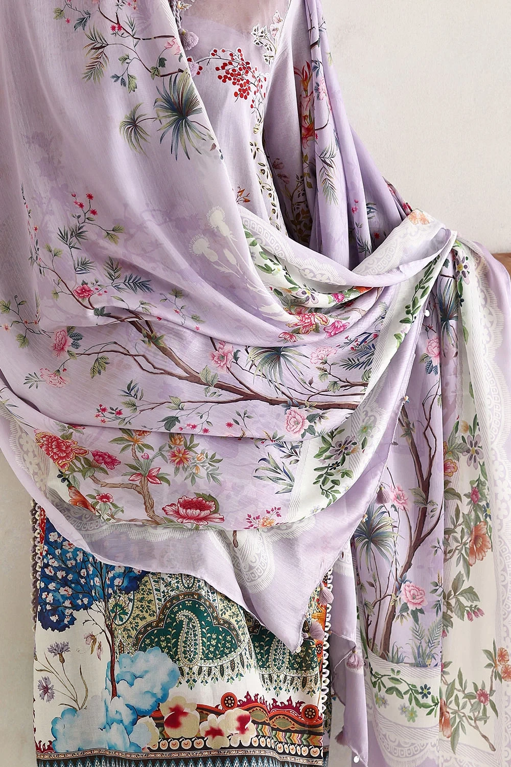 3 Piece Printed Lawn Suit - W-FB-LC-26-477271