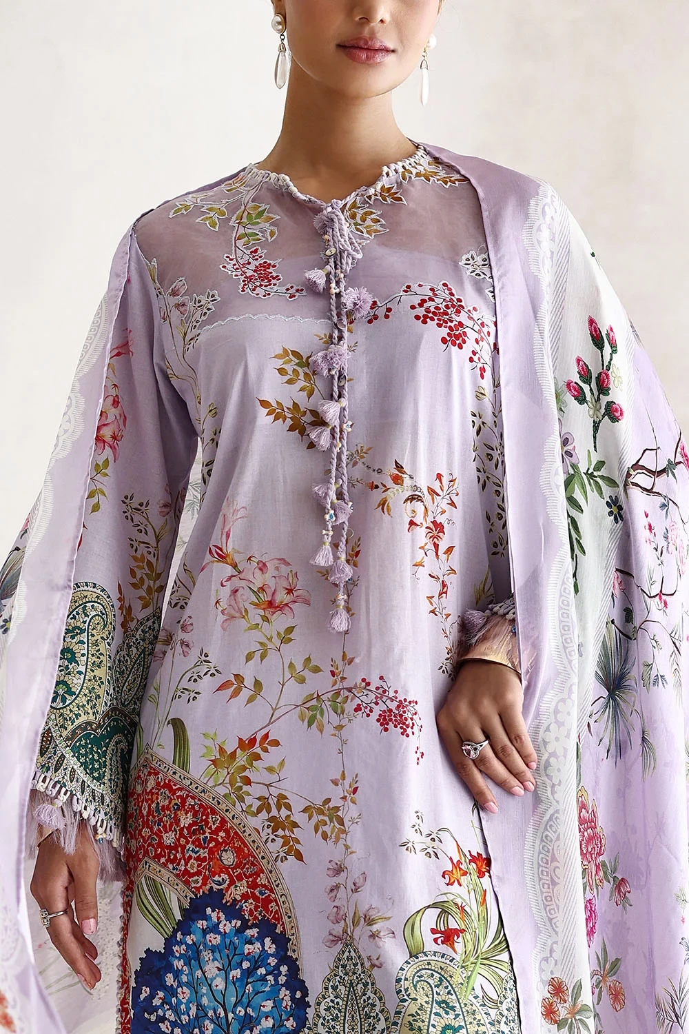 3 Piece Printed Lawn Suit - W-FB-LC-26-477271