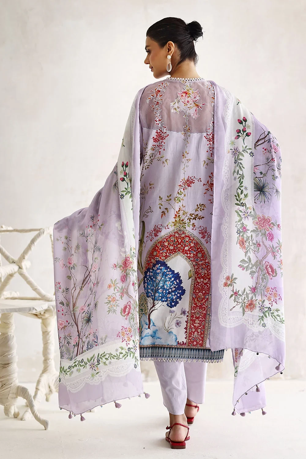 3 Piece Printed Lawn Suit - W-FB-LC-26-477271