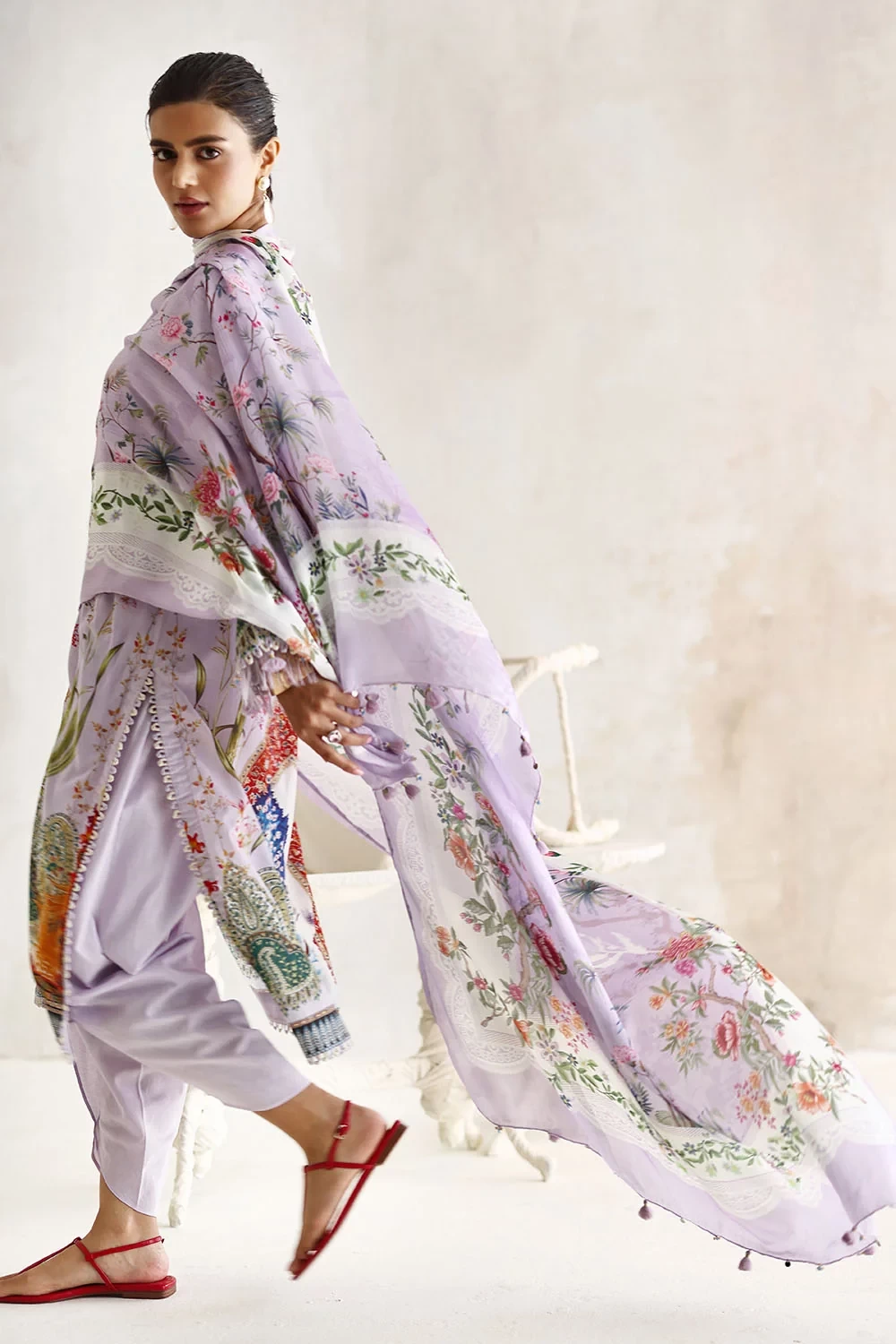 3 Piece Printed Lawn Suit - W-FB-LC-26-477271