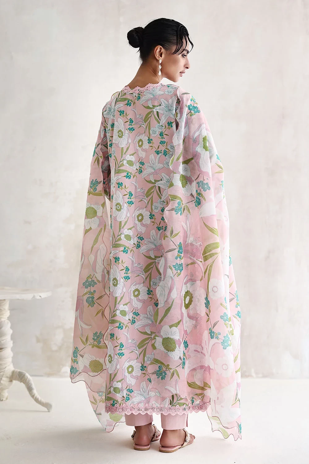 3 Piece Embroidered Printed Lawn Suit - W-FB-LC-26-477278