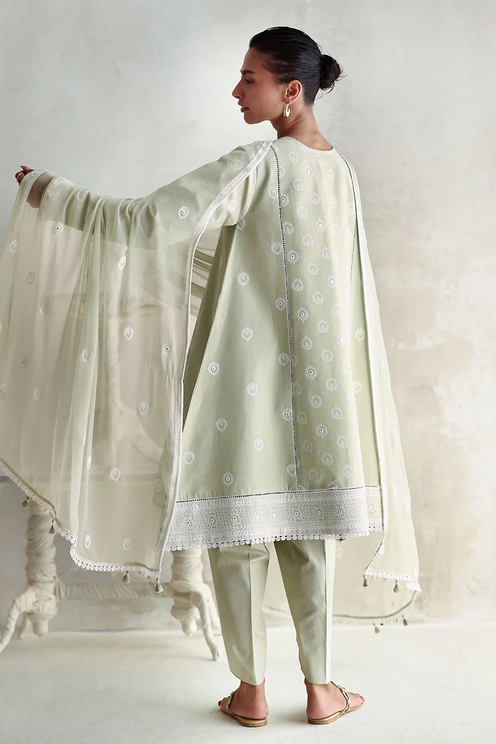 3 Piece Embroidered Lawn Suit - W-FB-LC-26-478943