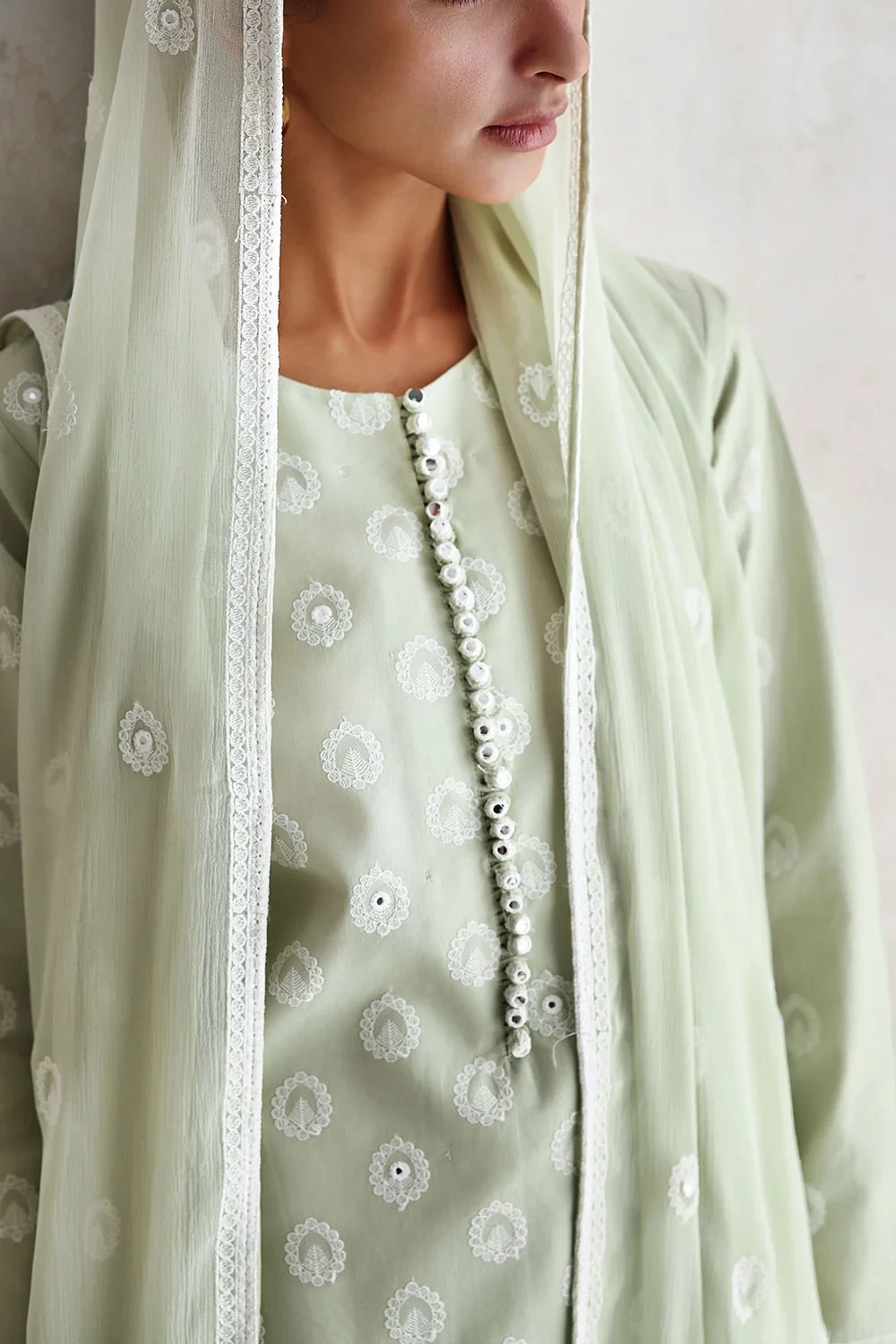 3 Piece Embroidered Lawn Suit - W-FB-LC-26-478943