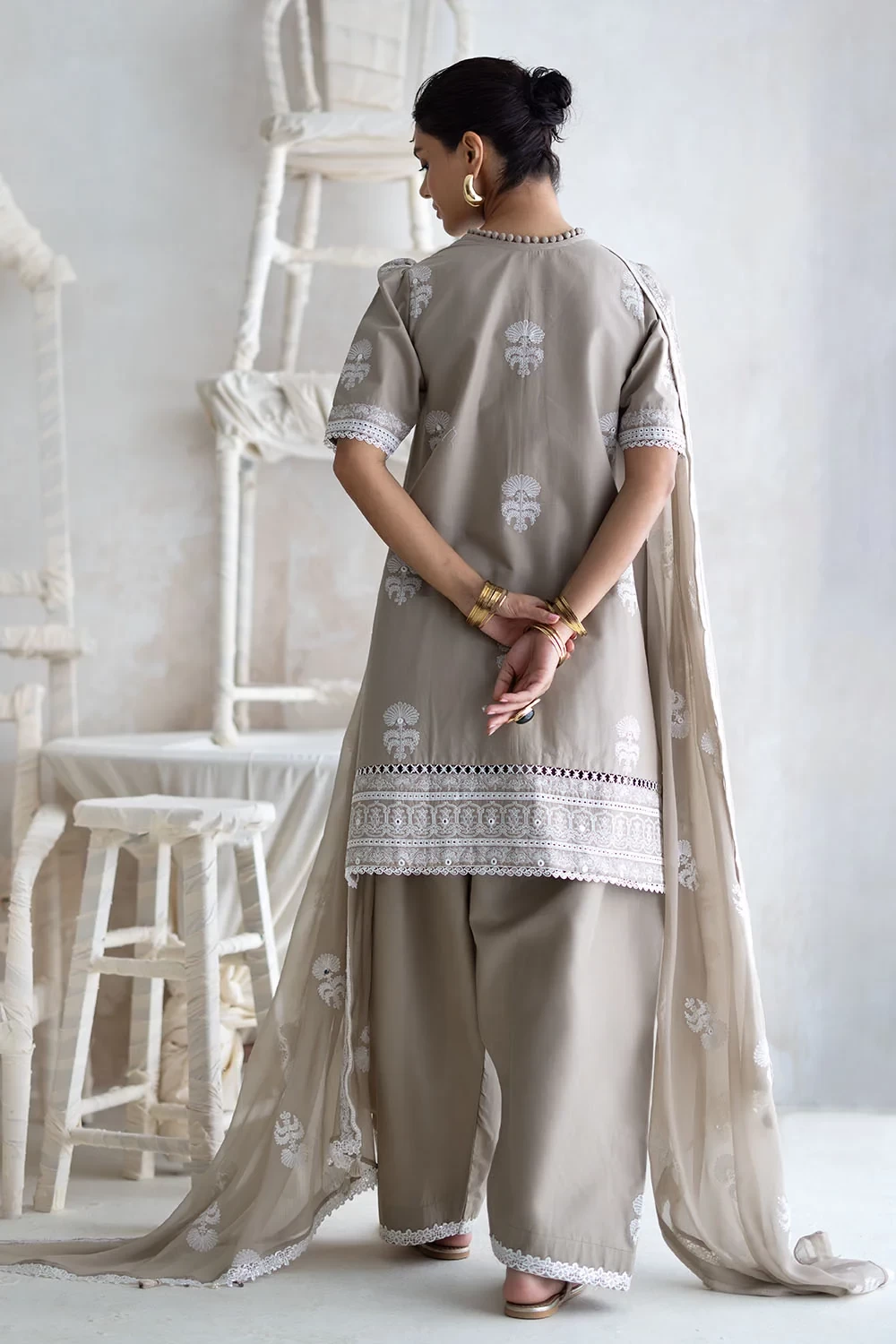 3 Piece Embroidered Lawn Suit - W-FB-LC-26-478944