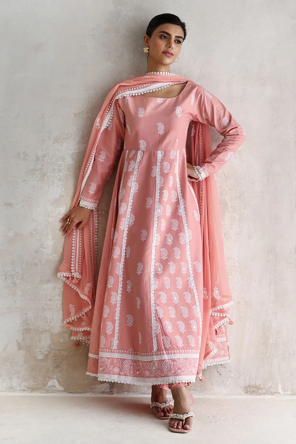 3 Piece Embroidered Lawn Suit - W-FB-LC-26-478945