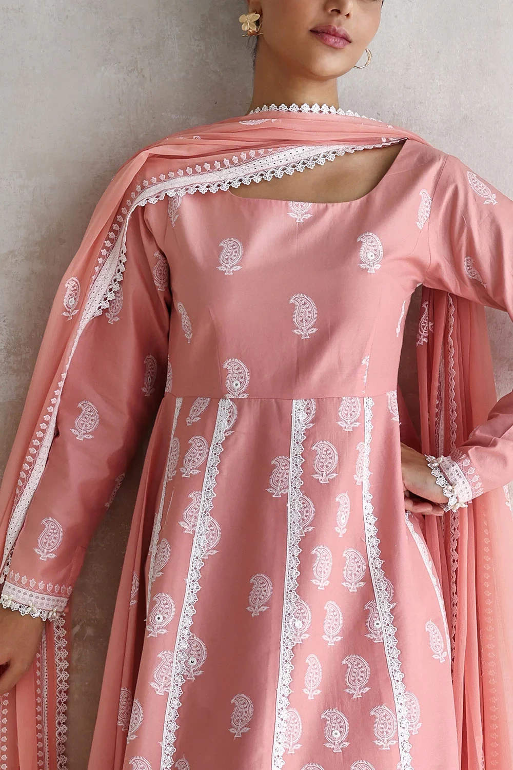 3 Piece Embroidered Lawn Suit - W-FB-LC-26-478945