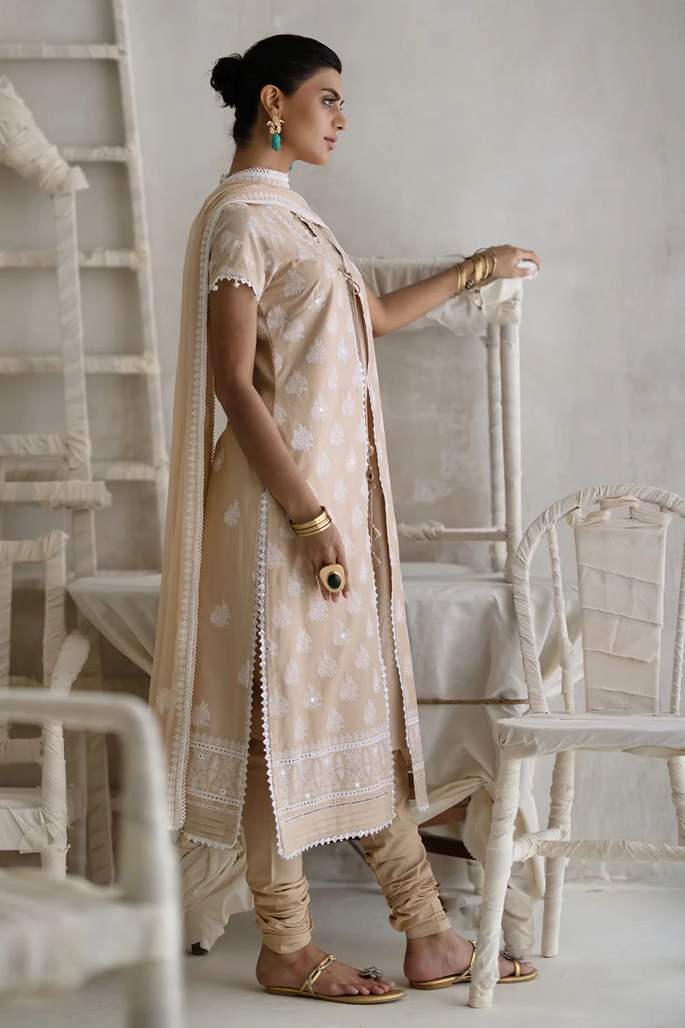 3 Piece Embroidered Lawn Suit - W-FB-LC-26-478947