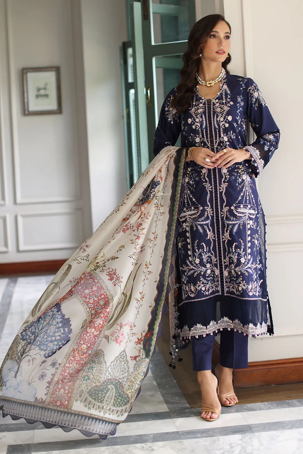 3 Piece Embroidered Lawn Suit - W-FB-RE-26-477270