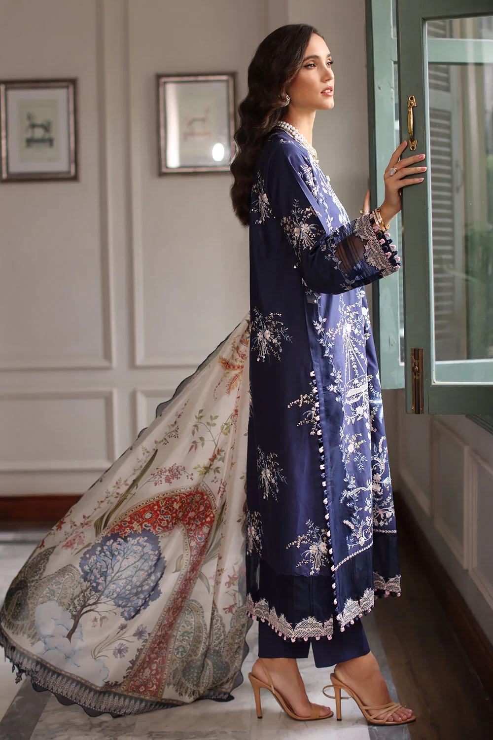 3 Piece Embroidered Lawn Suit - W-FB-RE-26-477270