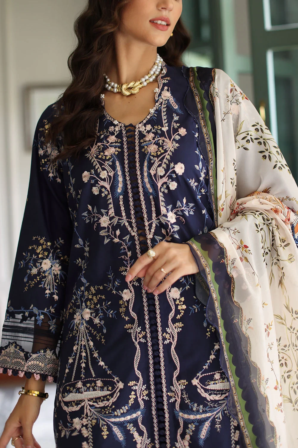 3 Piece Embroidered Lawn Suit - W-FB-RE-26-477270
