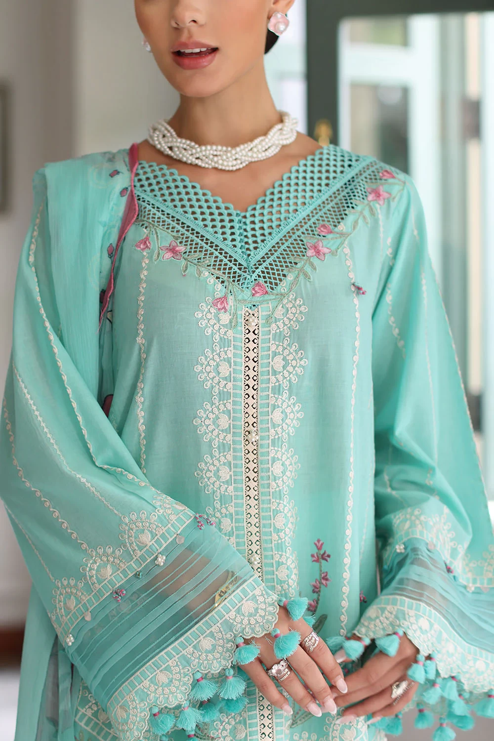 3 Piece Embroidered Lawn Suit - W-FB-RE-26-477239
