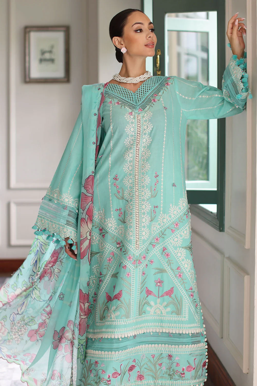 3 Piece Embroidered Lawn Suit - W-FB-RE-26-477239