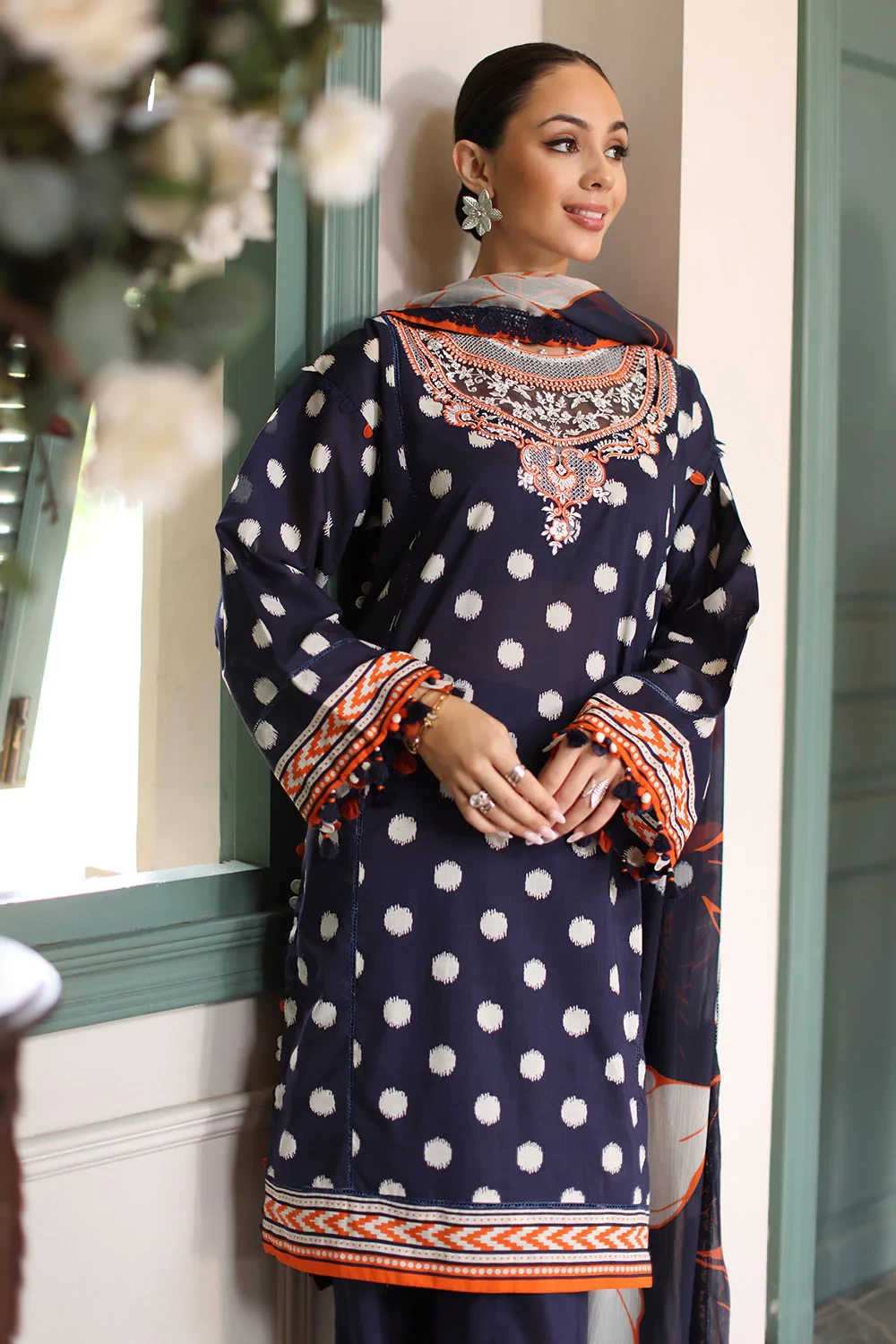 3 Piece Printed Lawn Suit - W-FB-RE-26-477232