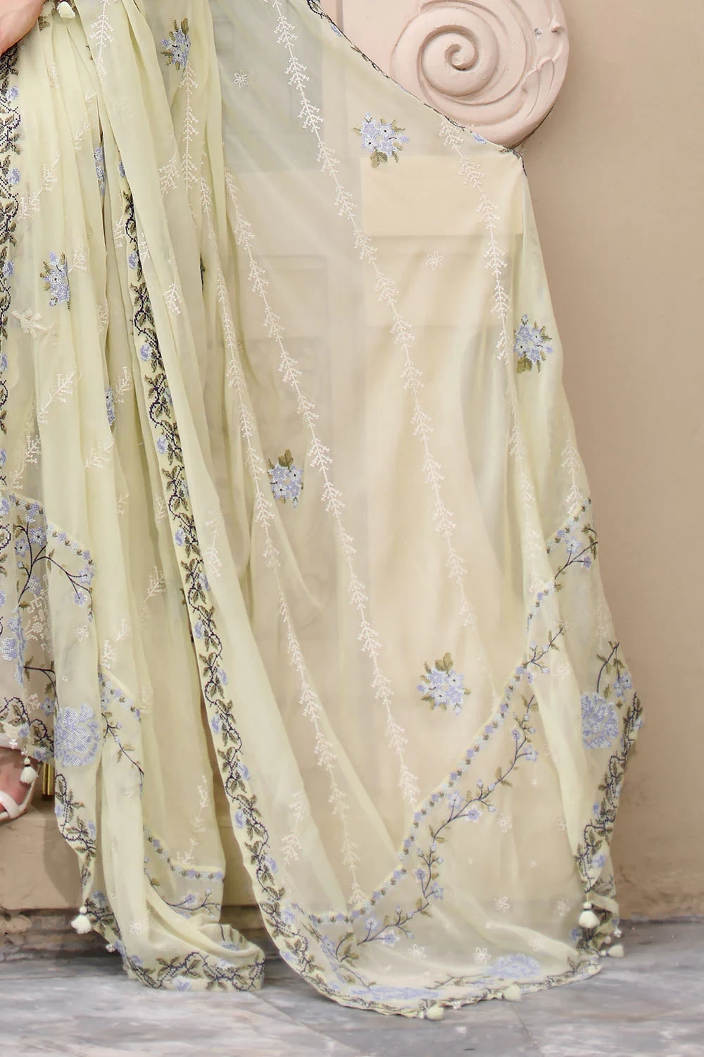3 Piece Embroidered Lawn Suit - W-FB-RE-26-477266