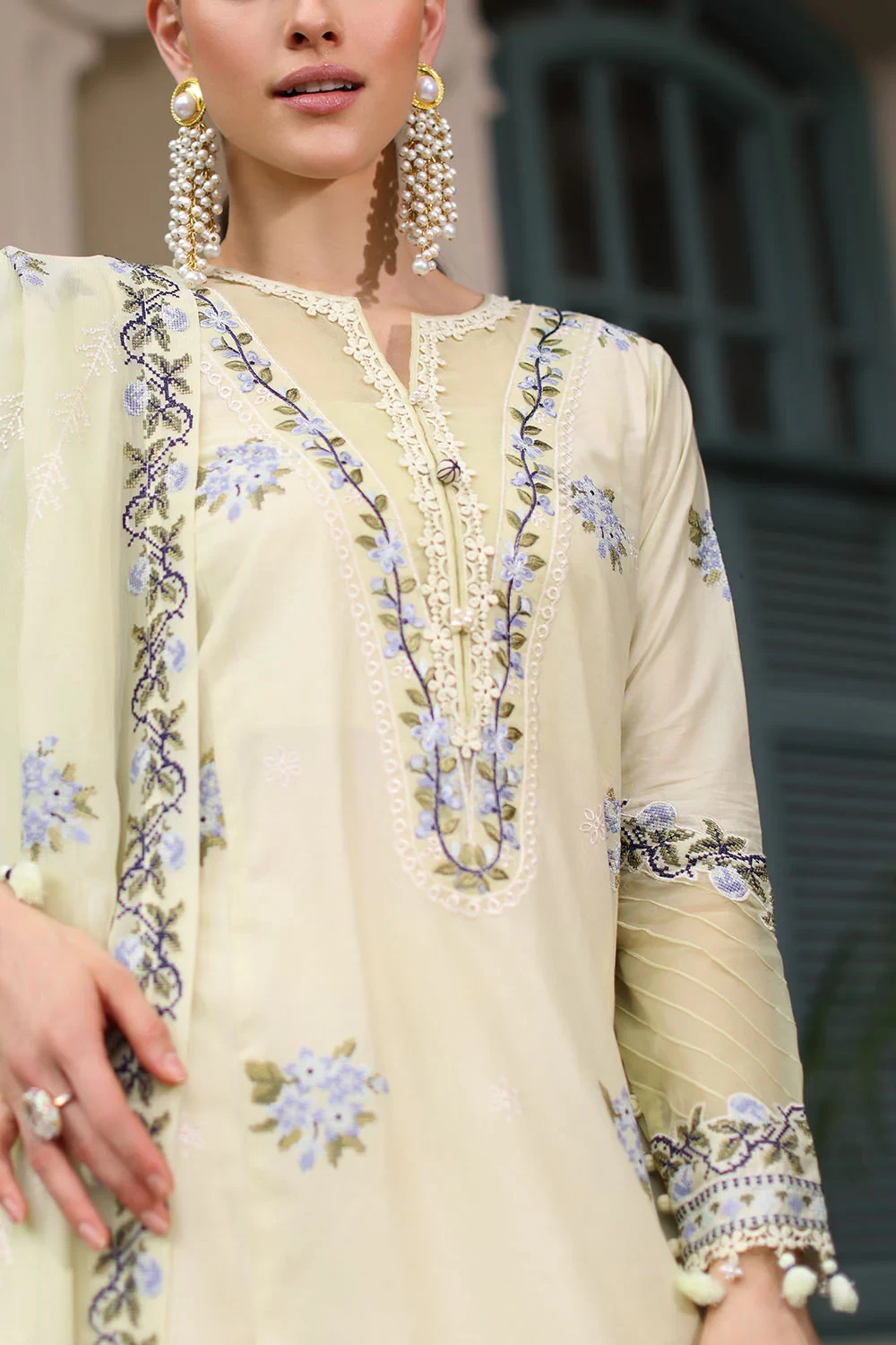 3 Piece Embroidered Lawn Suit - W-FB-RE-26-477266