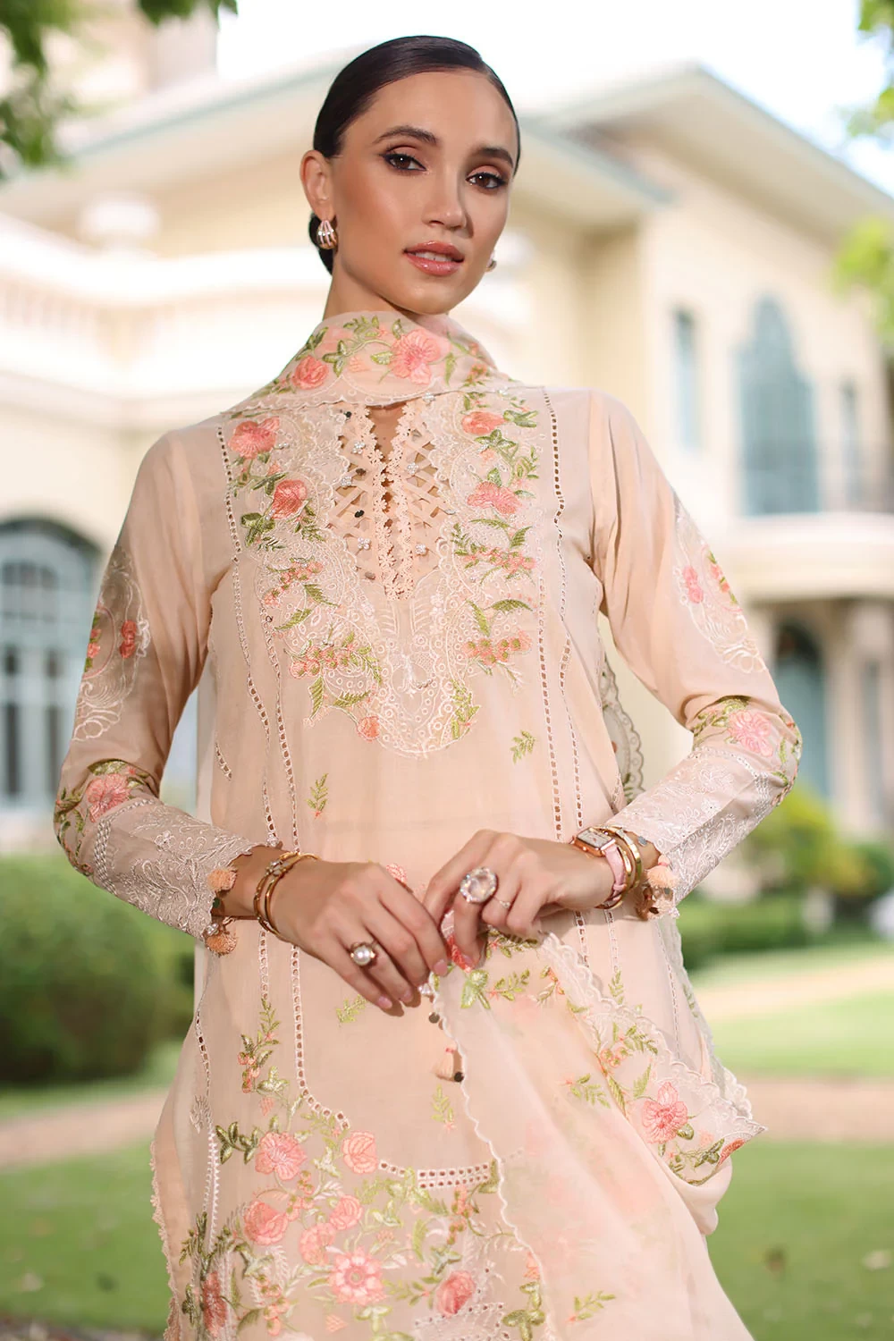 3 Piece Embroidered Lawn Suit - W-FB-RE-26-477261