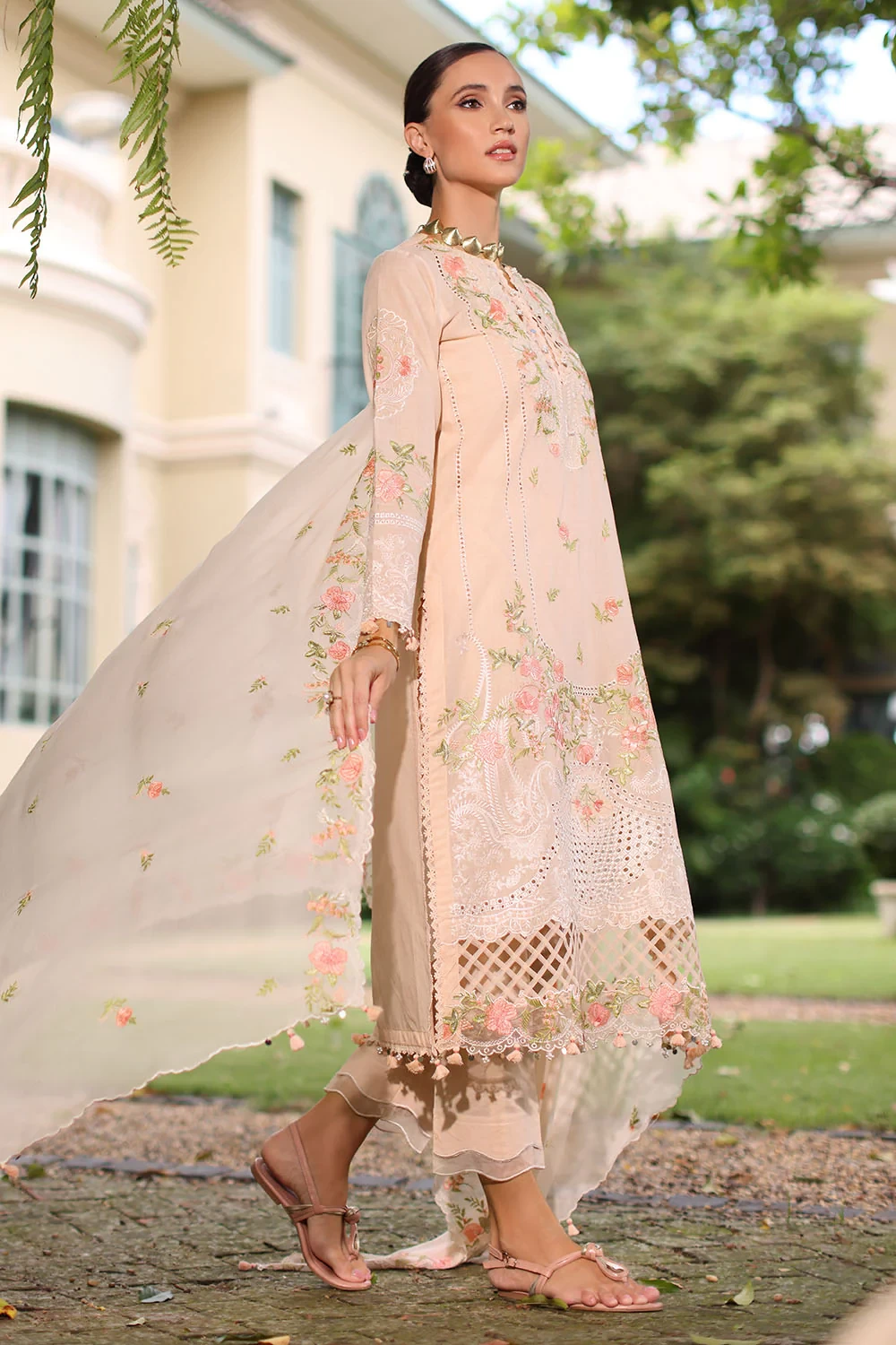 3 Piece Embroidered Lawn Suit - W-FB-RE-26-477261