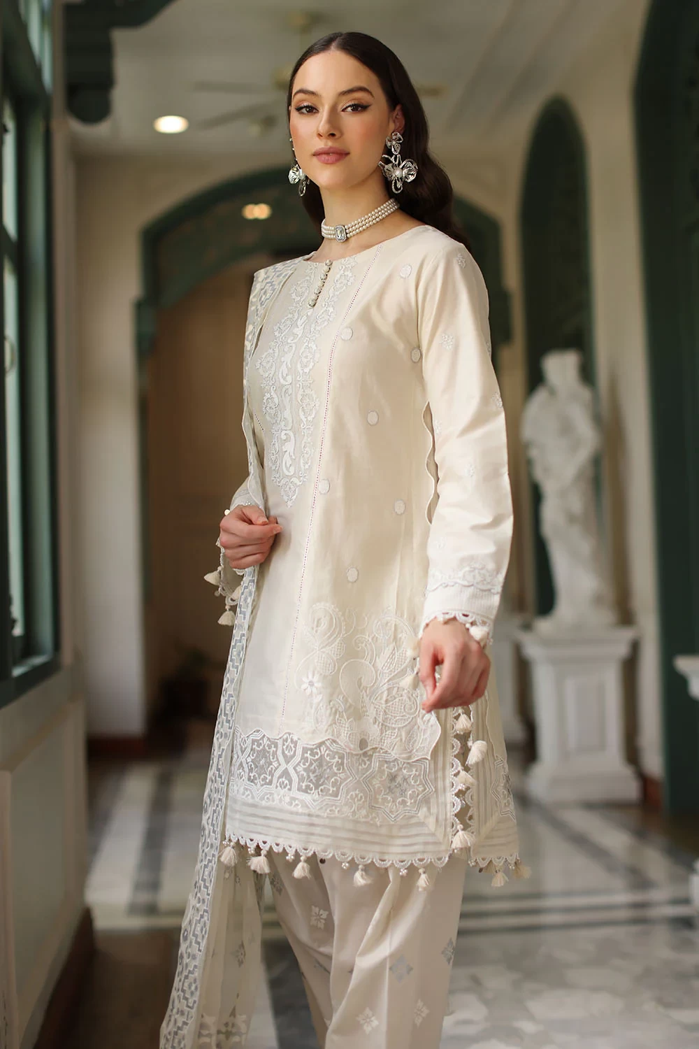 3 Piece Embroidered Lawn Suit - W-FB-RE-26-477264