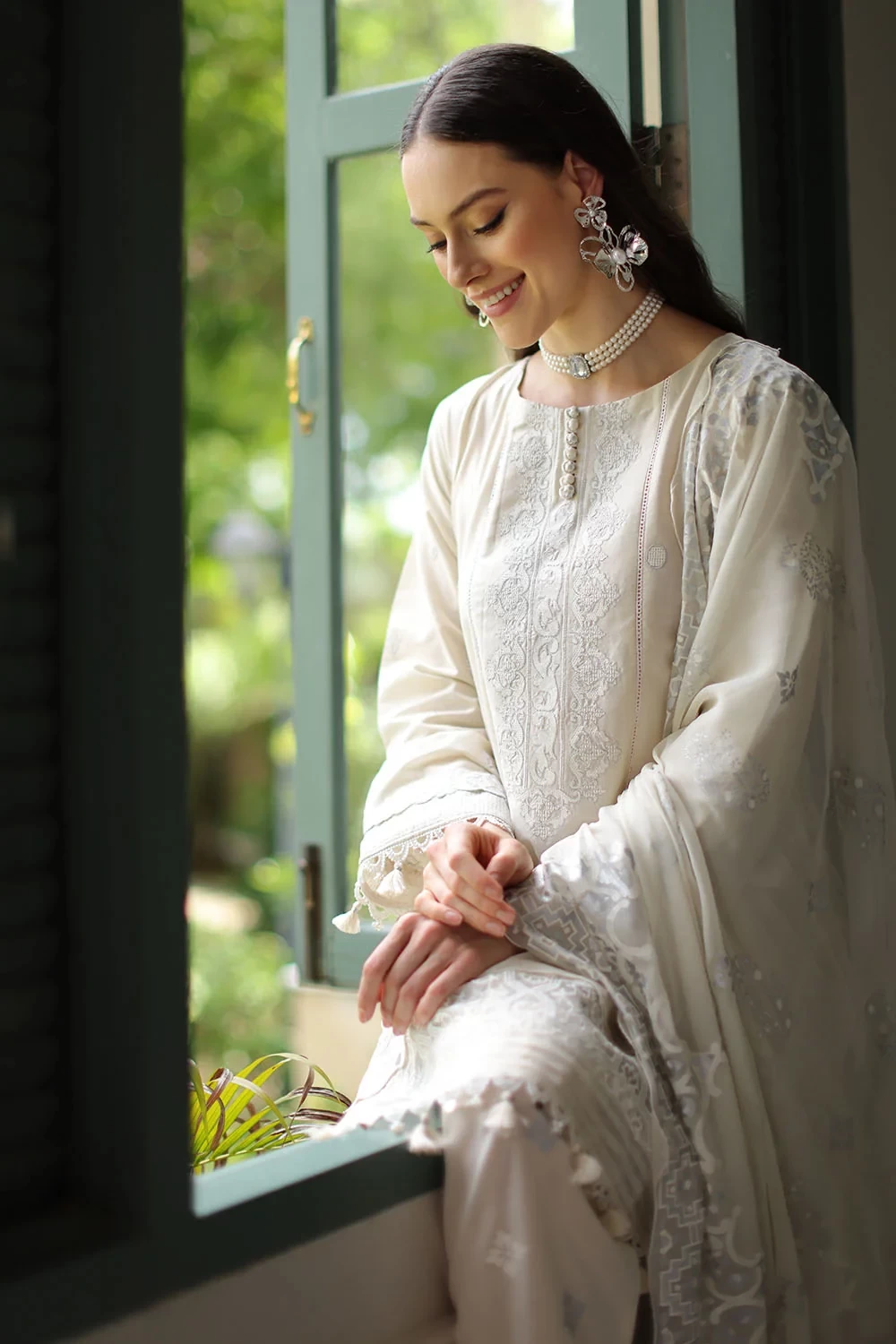 3 Piece Embroidered Lawn Suit - W-FB-RE-26-477264