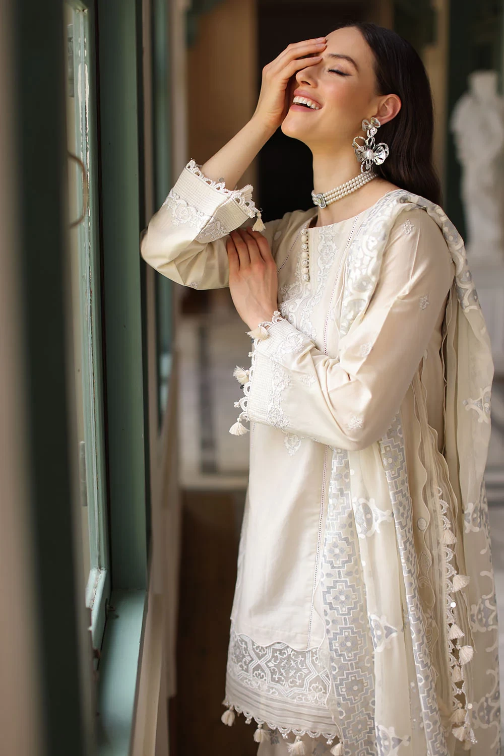 3 Piece Embroidered Lawn Suit - W-FB-RE-26-477264