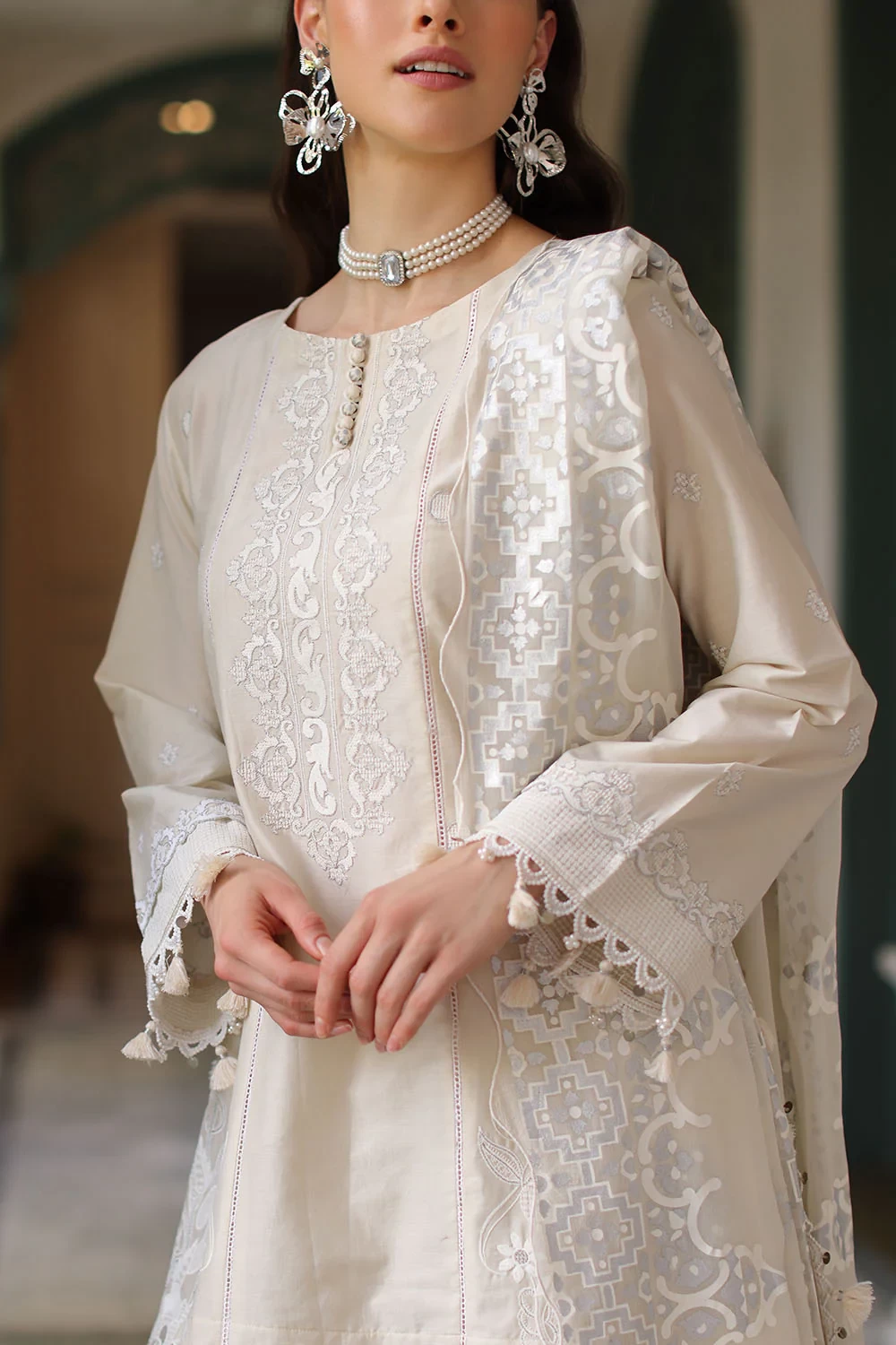 3 Piece Embroidered Lawn Suit - W-FB-RE-26-477264
