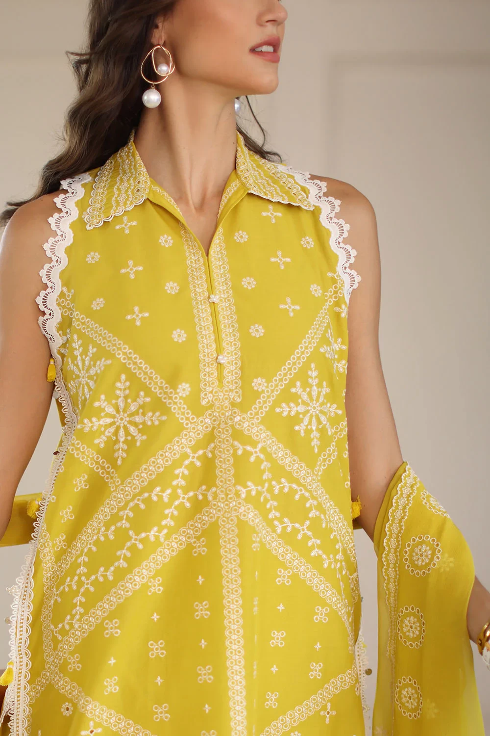 3 Piece Embroidered Lawn Suit - W-FB-RE-26-477262