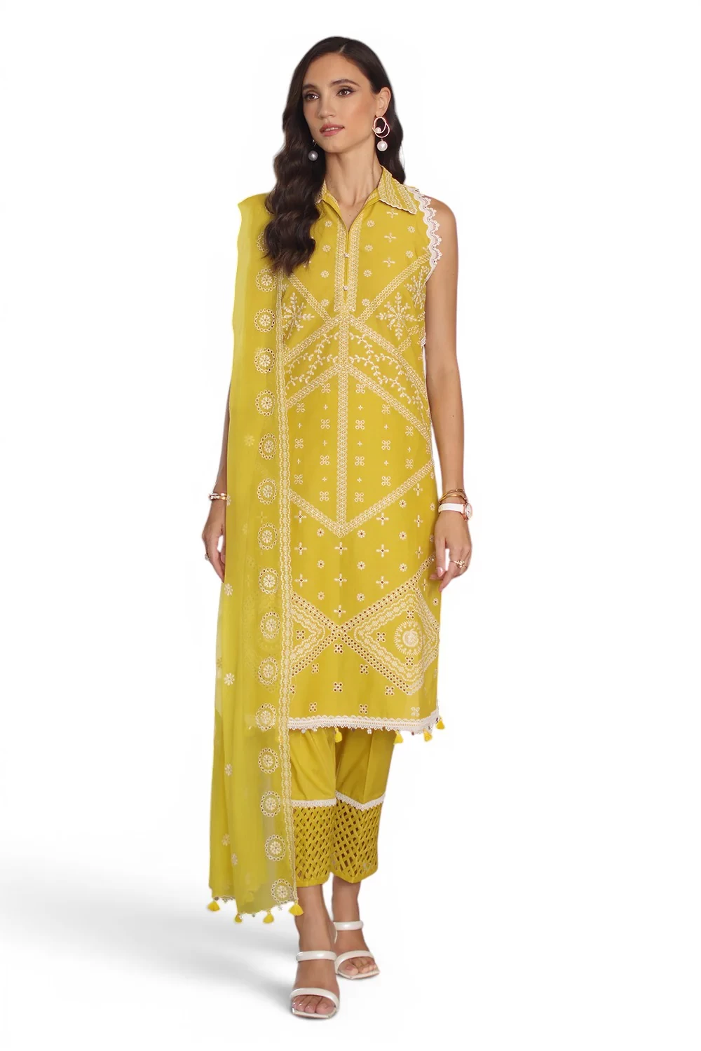 3 Piece Embroidered Lawn Suit - W-FB-RE-26-477262