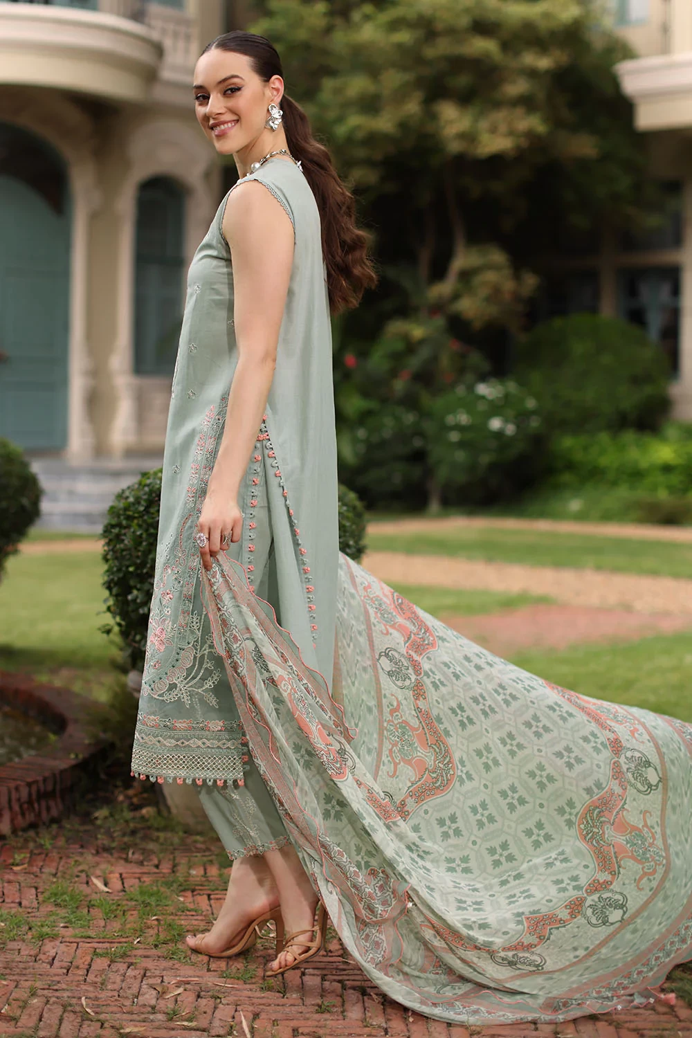 3 Piece Embroidered Lawn Suit - W-FB-RE-26-477265