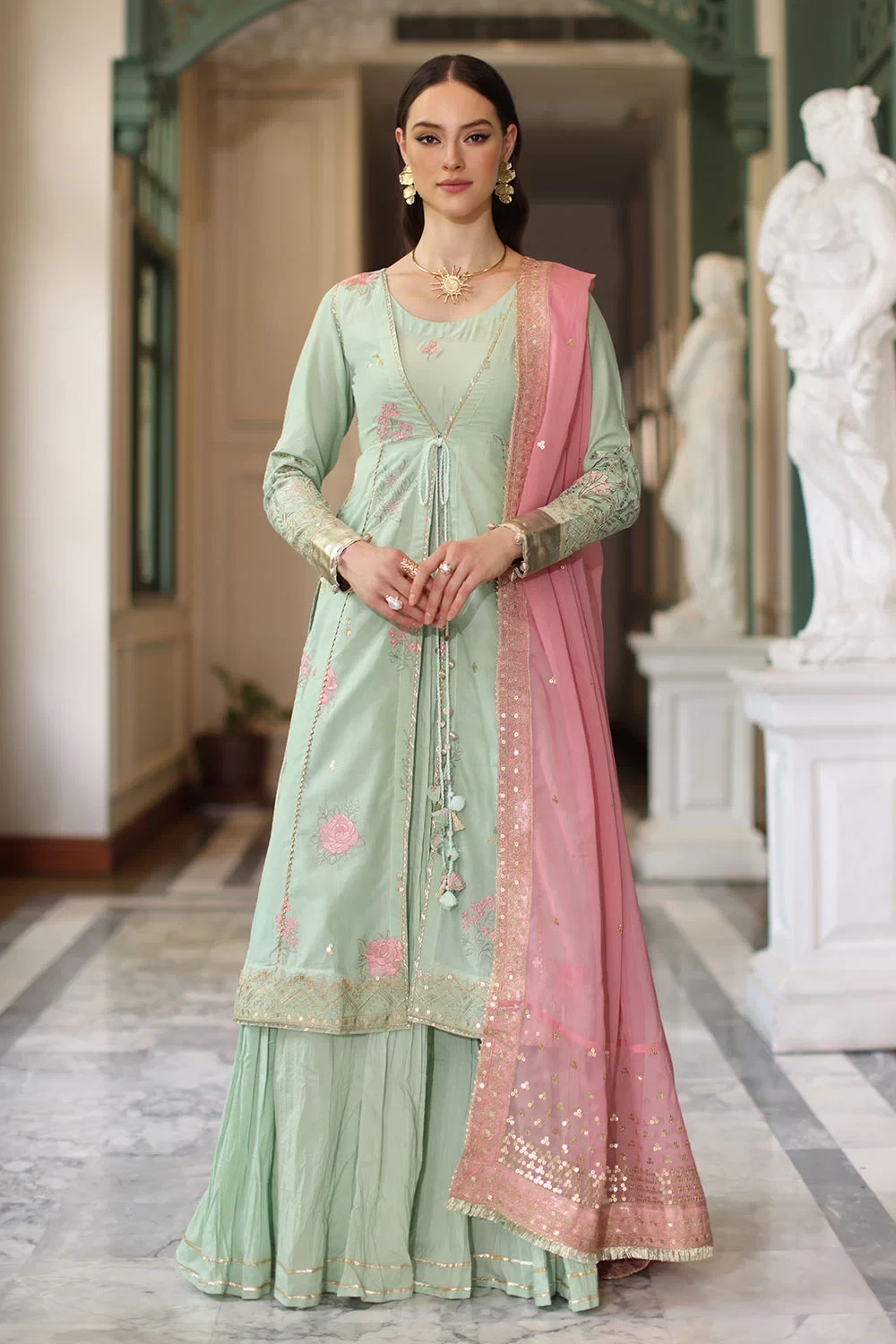 3 Piece Embroidered Lawn Suit - W-FB-RE-26-477268