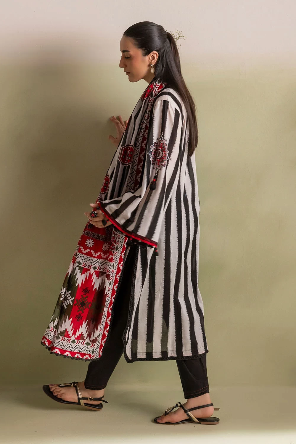 3 Piece Printed Lawn Suit with Dupatta - CL-62396
