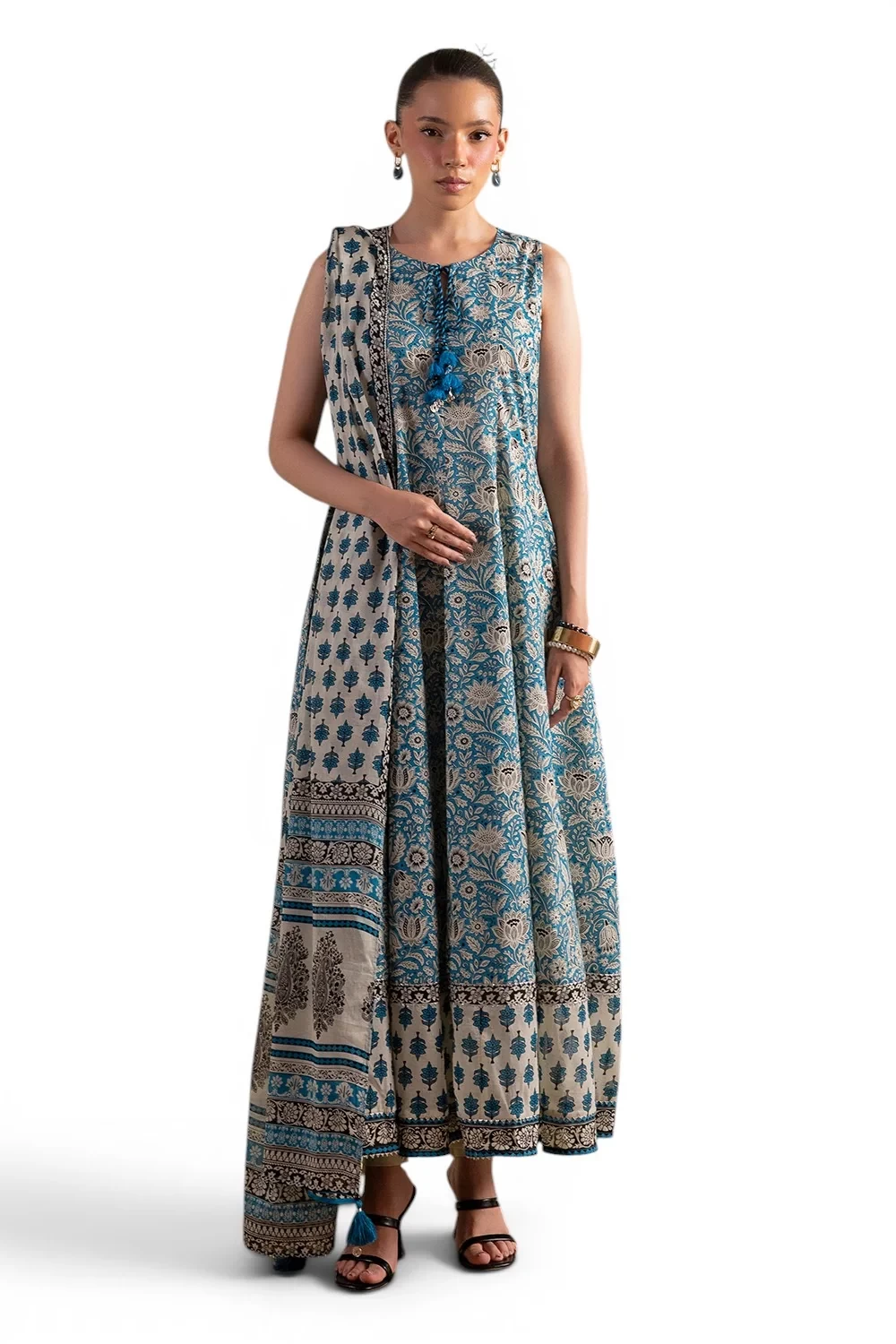 3 Piece Printed Lawn Suit with Dupatta - CL-62448