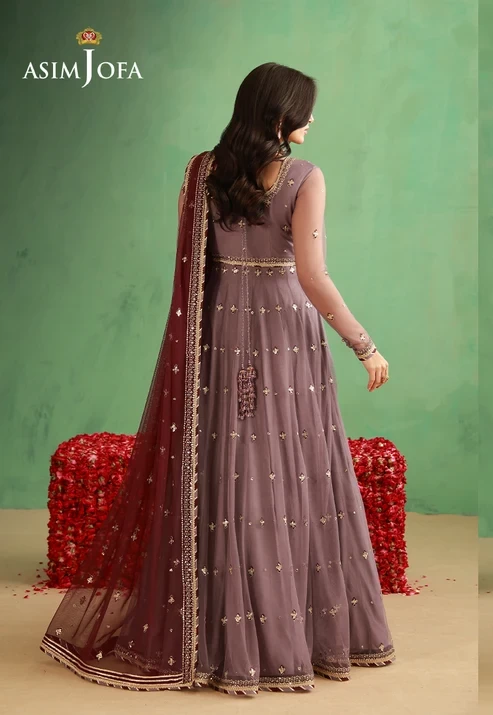 AJULFH-02 Embroidered Net 2 Pcs