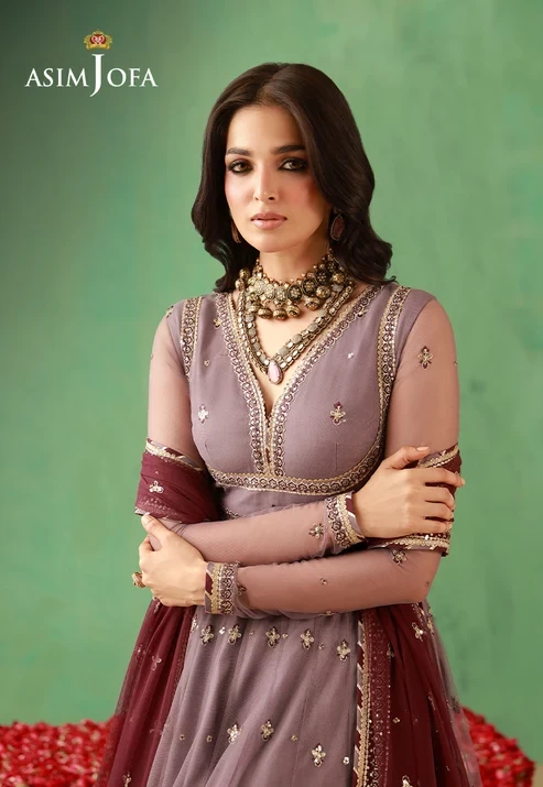 AJULFH-02 Embroidered Net 2 Pcs