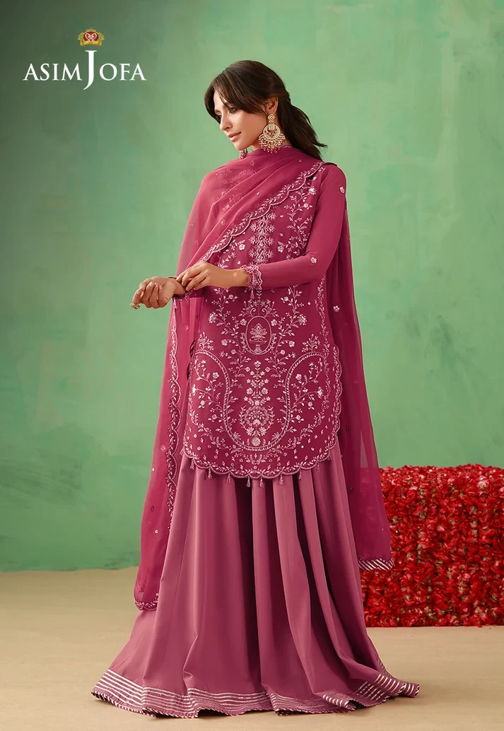 AJULFH-07 Embroidered Chiffon 3 Pcs