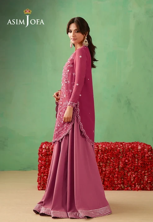 AJULFH-07 Embroidered Chiffon 3 Pcs
