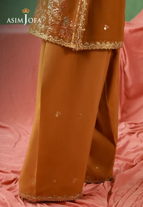 AJULFH-10 Embroidered Chiffon 3 Pcs