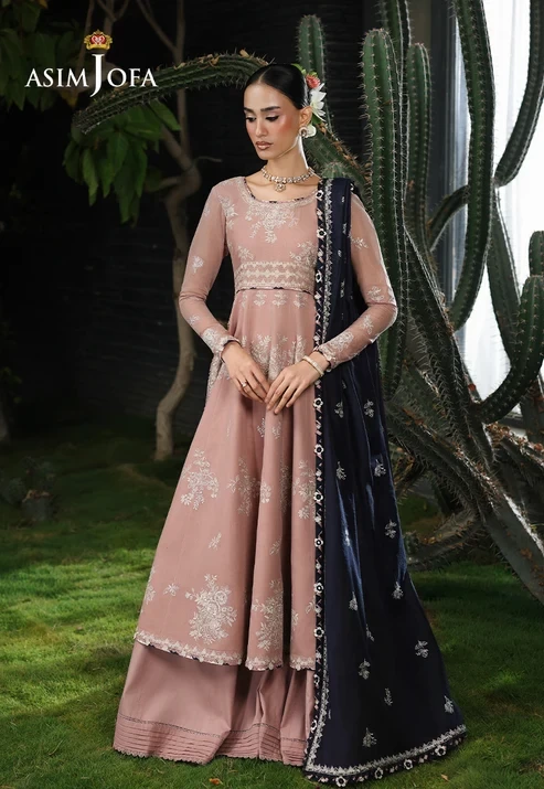 AJULC-02 Embroidered Paper Cotton 3 Pcs