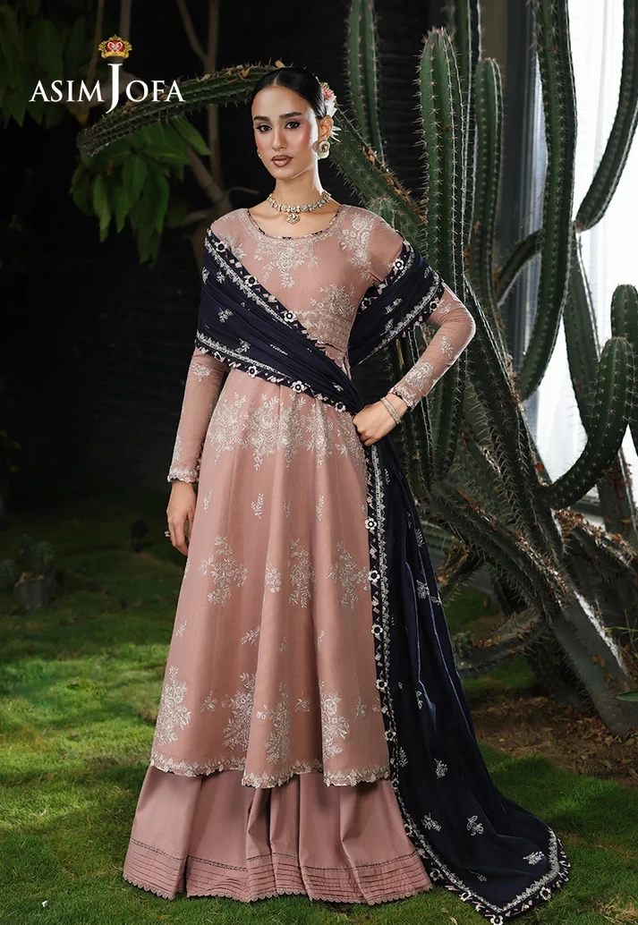 AJULC-02 Embroidered Paper Cotton 3 Pcs
