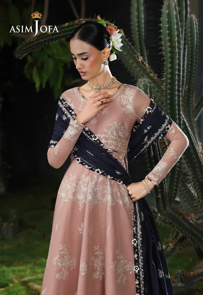 AJULC-02 Embroidered Paper Cotton 3 Pcs